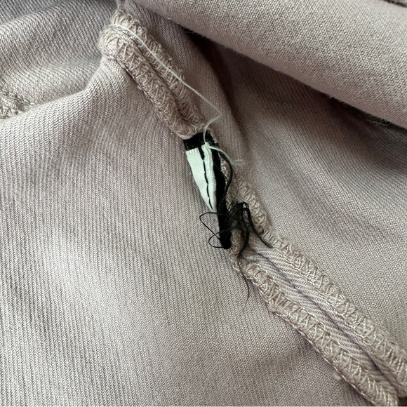 7 FOR ALL MANKIND Seamed Romper in Soft Lavender Pink Purple Sz. Small - Picture 10 of 15